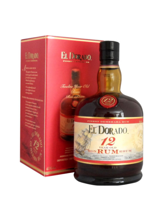 La bouteille de rhum El Dorado 12 ans