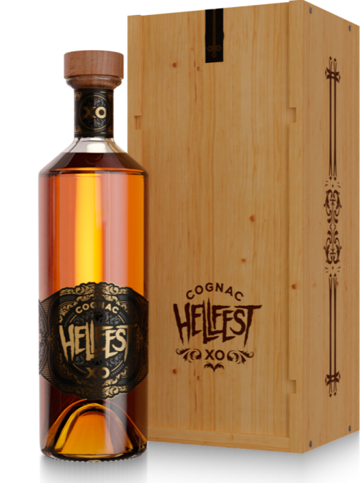La bouteille de Cognac Hellfest XO