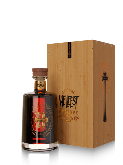 La bouteille de Cognac Hellfest Réserve 70