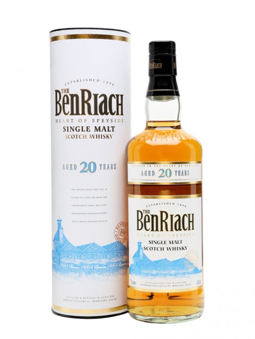 Whisky Benriach 20 ans et son tube.