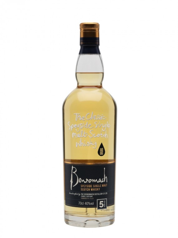 La bouteille de Benromach 5 ans