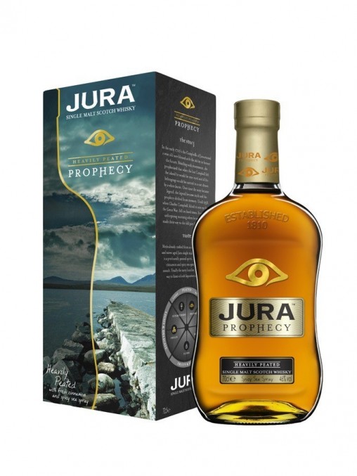 La bouteille de Jura Prophecy et son étui