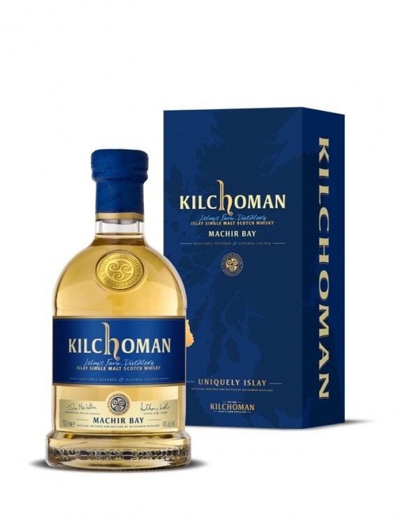 La bouteille de Kilchoman Machir bay et son étui