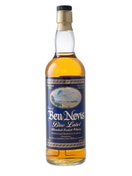 La bouteille de Nevis Dew Blue label