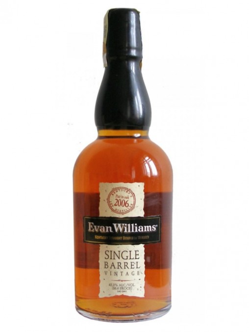 La bouteille de Evan Williams 2006