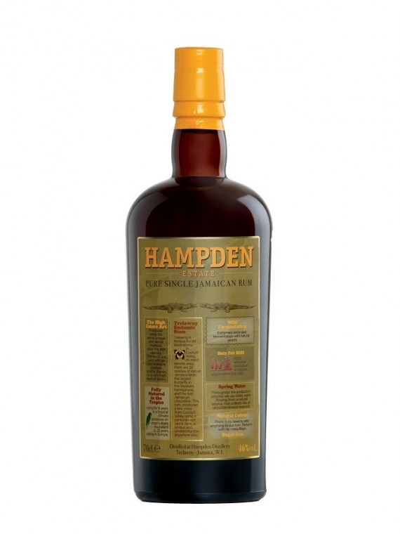 La bouteille de Rhum Hampden