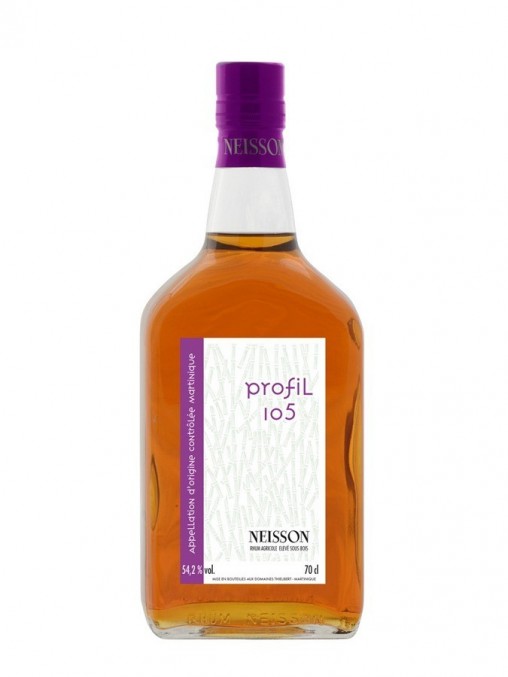 La bouteille de rhum Neisson profil 105.