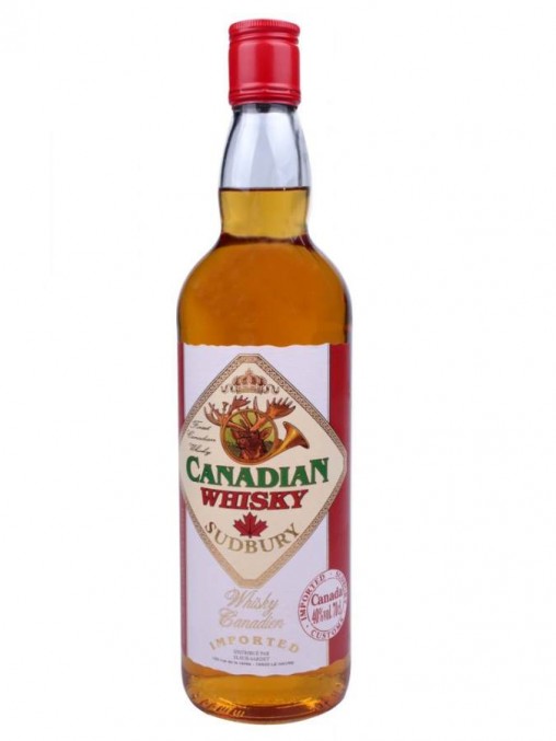 La bouteille de Canadian whisky Sudbury