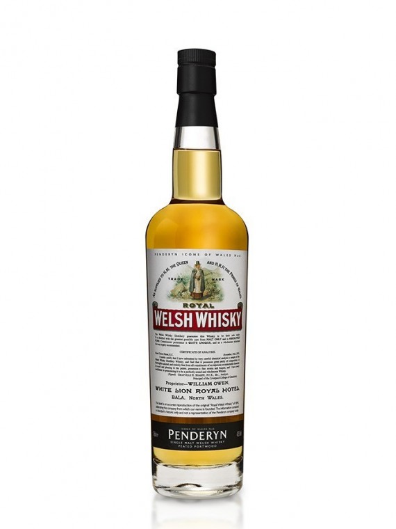 La bouteille de whisky Penderyn Royal Welsh