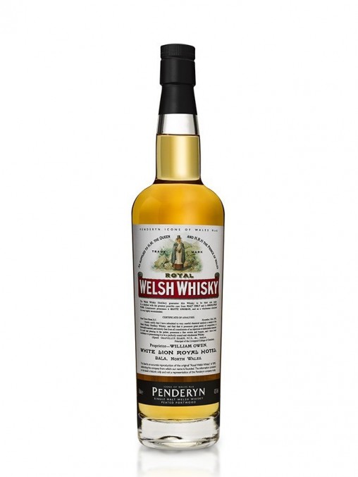 La bouteille de whisky Penderyn Royal Welsh