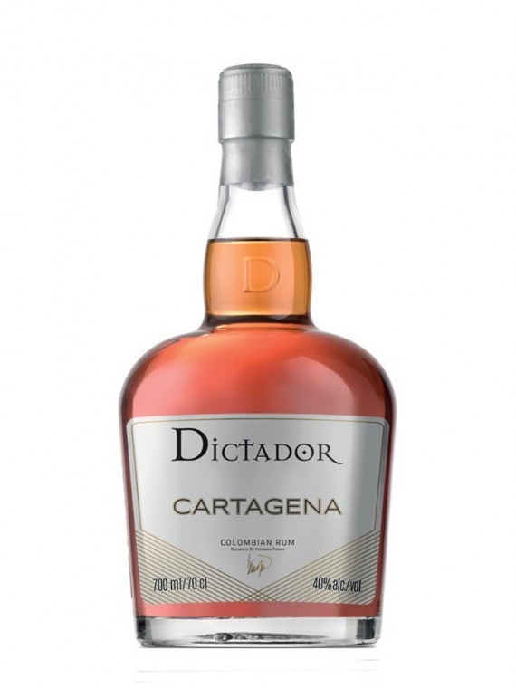 La bouteille de rhum Dictador Cartagena