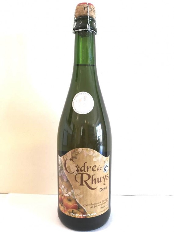 La bouteille de cidre doux Rhuys