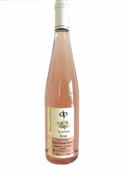 La bouteille de rosé "chant du merle"