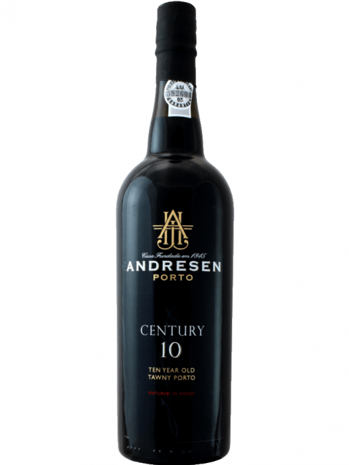 La bouteille de Porto Andresen century 10 ans