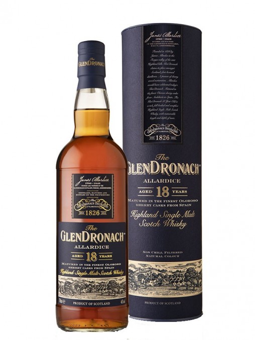 La bouteille de Glendronach 18 ans Allardice