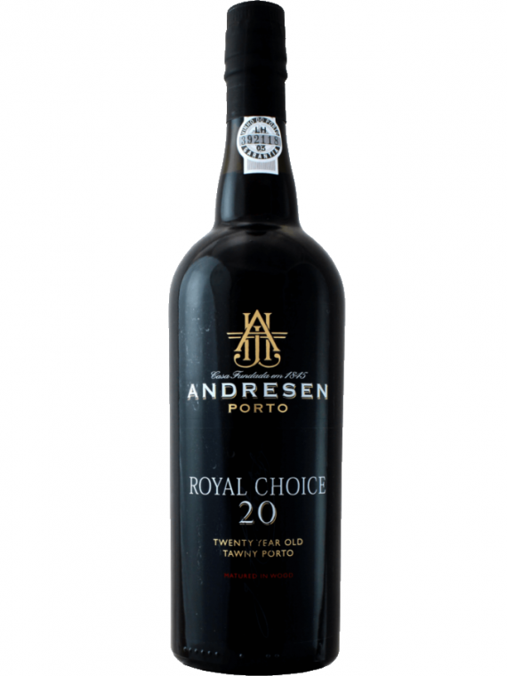 La bouteille de Porto Andresen royal choice 20 ans