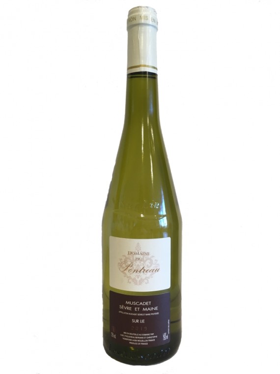 La bouteille de Muscadet Sèvre et Maine sur lie Domaine du Pontreau