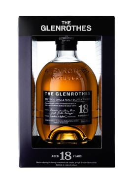 La bouteille de Glenrothes 18 ans dans son étui