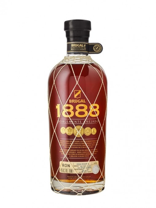 La bouteille de rhum Brugal 1888