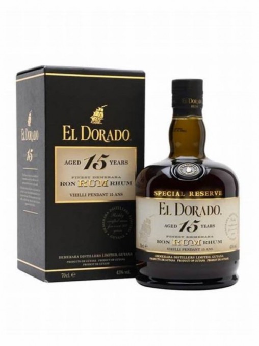 La bouteille de rhum El Dorado 15 ans